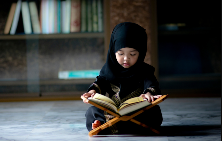 Children learning Qur'an at MuslimKids Academy